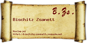 Bischitz Zsanett névjegykártya